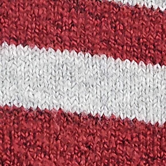 Izod Sweater Men's 4X Big & Tall Red & Grey 1/4 Zip Long Sleeve NWT Quiet Luxury - Picture 6 of 16